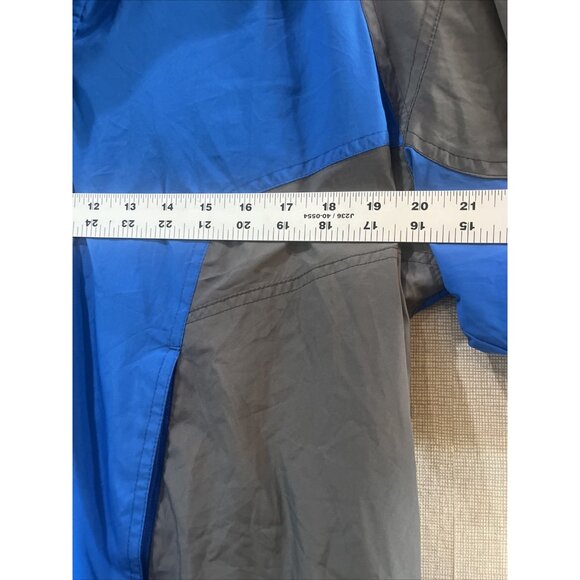 Ping Golf Wind Pullover M Blue & Gray 1/2 Zip Pockets Short Sleeve - Picture 7 of 10